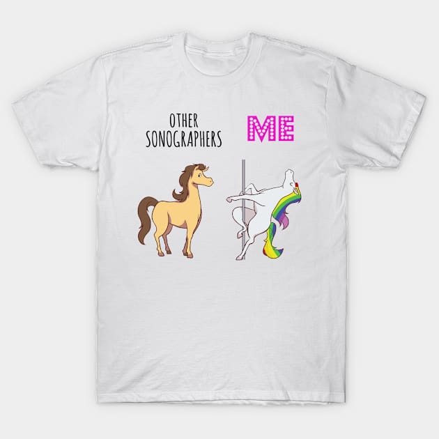 Other sonographer Unicorn T-Shirt by IndigoPine